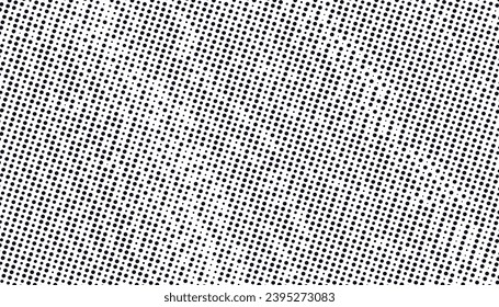 Black dot and white abstract background