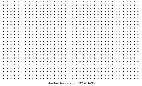 black dot with white background, seamless pattern