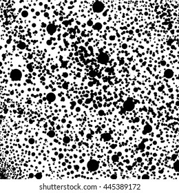 black dots background. Vector