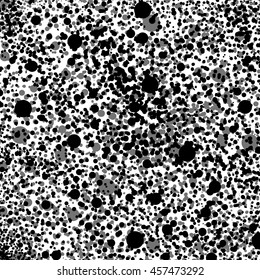 black dots background. Vector