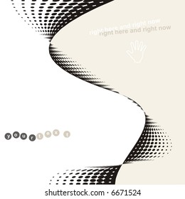 black dots background in vector