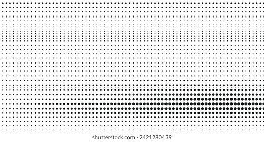Black dots background. Vintage abstract modern print flat illustration