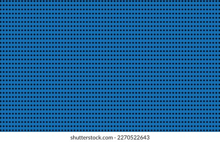 Black dots in blue background. Vintage abstract modern print flat illustration