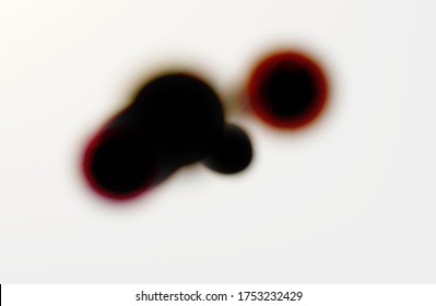Puntos y círculos negros sobre un fondo claro. Efecto de atenuación base. Ilustración del vector
