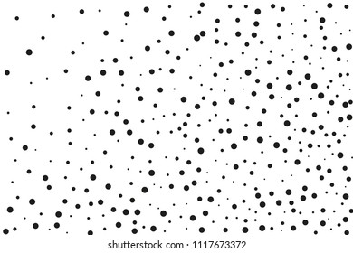 Elegant Pattern Black Polka Dots Small Stock Vector (Royalty Free ...