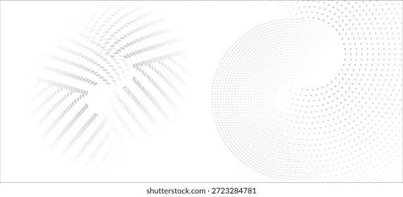 Pontos pretos de tamanhos diferentes sobre um fundo branco. Padrão de borrifo abstrato. Ilustração vetorial. Explosão de sopro de brilho preto e splats no branco. Textura grunge. 