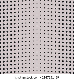 The black dots go seamlessly in horizontal rows. Vector decor dots.