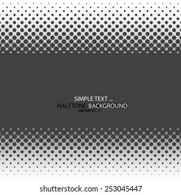 Black dots halftone background can be use for pattern, backdrop, wallpaper, surface. the text can be added