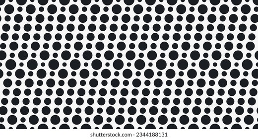 Puntos negros localizados en un entorno inusual, con patrones diagonales. Diseño para textiles, almohadas, ropa, fondo, envoltura, cuadernos.