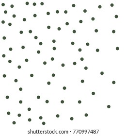 Black dots on white background. Abstract Radial Gradient, Circle halftone Dots, Black Dotwork Engraving Pattern, Fine Radial Gradient For Your Design. Vector Illustration.
