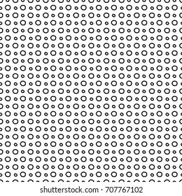 Black dots seamless patterns background, EPS10 Vector.