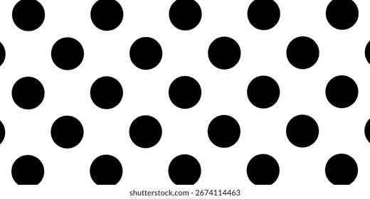 Schwarze Punkte in verschiedenen Größen zufällig auf weißem Hintergrund gestreut erstellen eine Polka Dot Muster Comic Pop Art Overlay-Hintergrund. Rastereffekt-Bildschirmhintergrund. modern