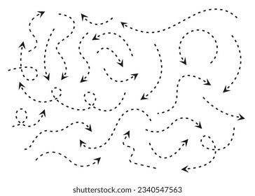 Las flechas dibujadas a mano con puntos negros sobre un fondo blanco. Flecha, icono del cursor. Colección de punteros vectoriales. Volver, Página Web Siguiente. С flechas de doodle dibujadas a mano con estilo de punto inclinado. Ilustración del vector