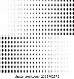 Black dotted horizontal lines on white background, wallpaper. vector illustration