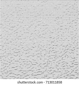 black dotted line. horizontal stripes. white and black abstract background pattern. monochrome grunge texture. halftone effect. vector illustration