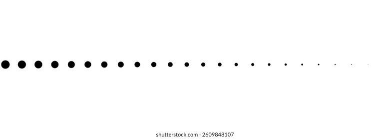 black dotted line vector ilustration