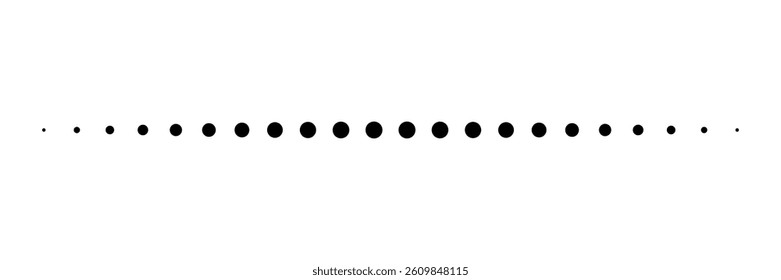 black dotted line vector ilustration