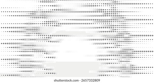 Black Dotted Texture on White Background . Modern Vector Art . Old Paper Effect with Comic Texture . Abstract Wall Design . Grunge Comic Texture Overlay . Vintage Paper Look
