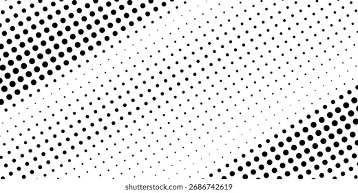 Fondo abstracto blanco y negro punteado.