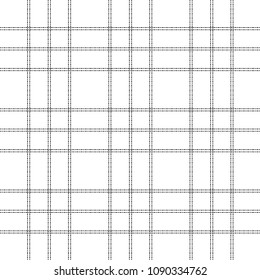 black double grid dashed line pattern background vector illustration image