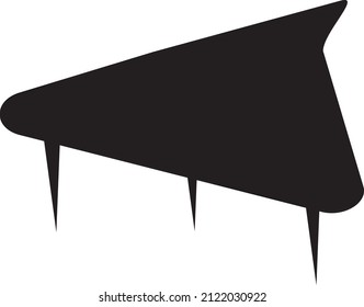 Black drawing of a grand piano