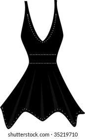black dress