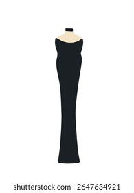 vestido preto feminino com design gracioso