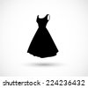 girl dress silhouette