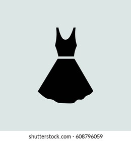 black dress on a hanger