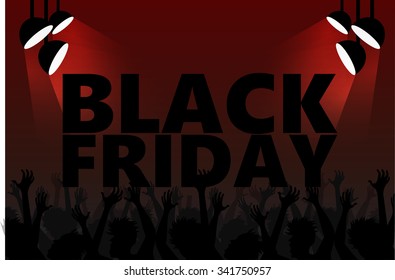 Black Driday crazy party