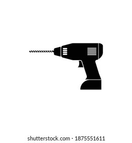 black drill logo stock illustration design