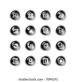 black drop building icons