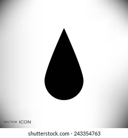 black drop icon