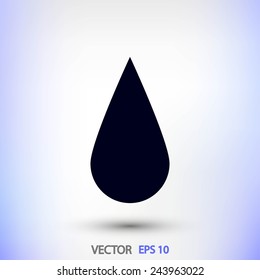 black drop icon