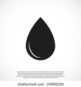black drop icon