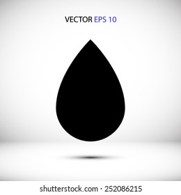 black drop icon