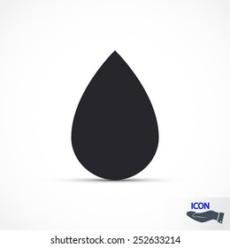 black drop icon