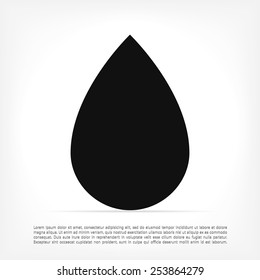 black drop icon