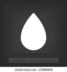 black drop icon