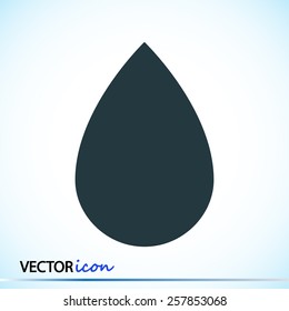 black drop icon 