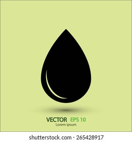black drop icon