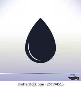 black drop icon