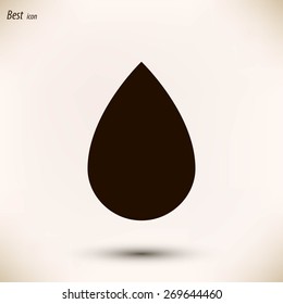 black drop icon