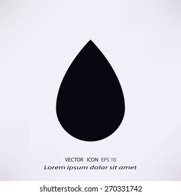 black drop icon