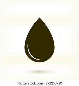 black drop icon