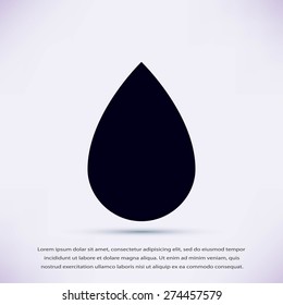 black drop icon
