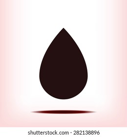 black drop icon