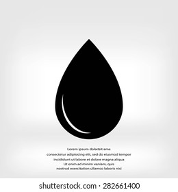 black drop icon