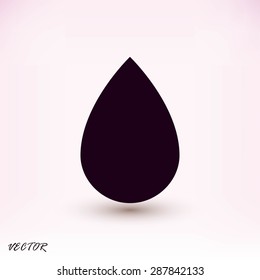 black drop icon