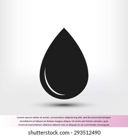 black drop icon